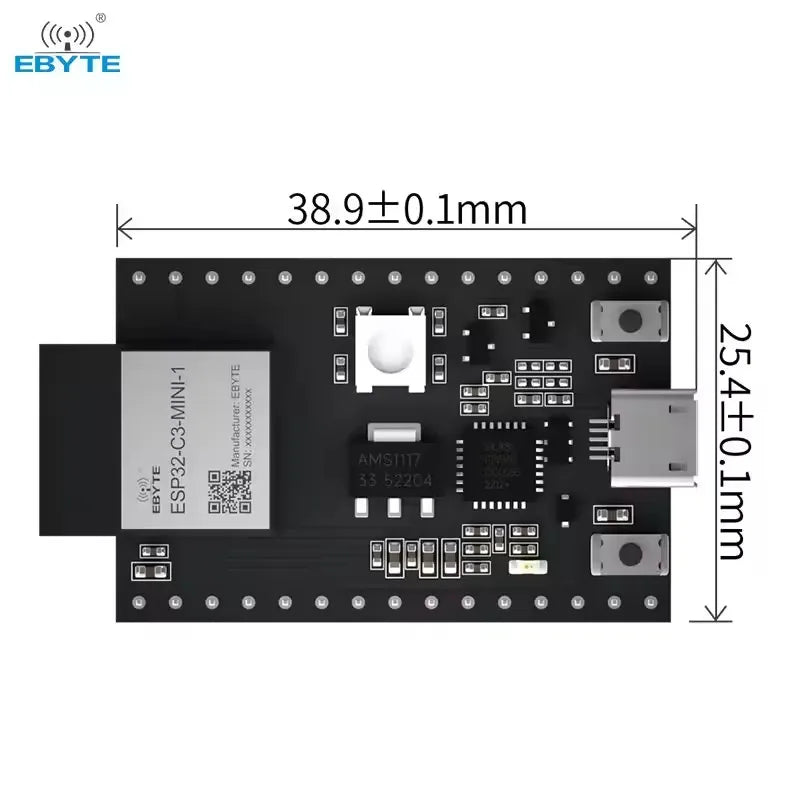 EBYTE OEM ODM ESP32-C3-MINI-1-TB cheap Small size USB interface WiFi modules 2.4~2.5GHz ESP32-C3 esp32 kit