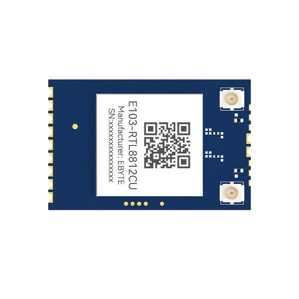 0.1$ Free Sample(Limit 2 pcs per person of all sample models) Ebyte E103-RTL8812CU High-speed Dual-band WiFi Module RTL8812CU-CG Chip 2.4GHz+5.8GHz Low Cost IEEE 802.11b/g/n/ac 200m USB 2.0