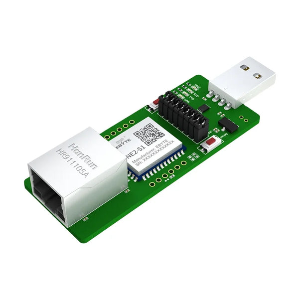 Ebyte NE2-S1-TB TTL to network port RJ45 Ethernet module Modbus gateway Internet of things multi-host development board