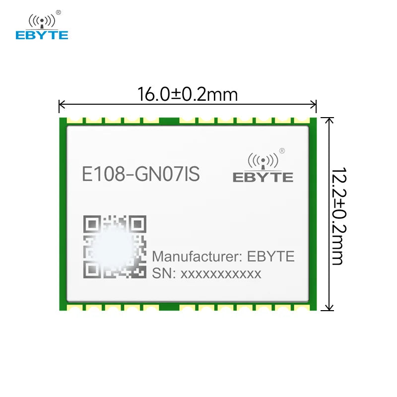 Ebyte E108-GN07IS GNSS Multi-mode Positioning Module GPS Beidou Satellite Dual-frequency Inertial Navigation High-precision BDS/GPS/GLONASS/Galileo/QZSS/SBAS