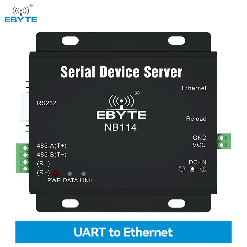 EBTYE OEM/ODM NB114 Factory sales New product Long-distance and efficient Data transparent transmissioSerial to Ethernet server