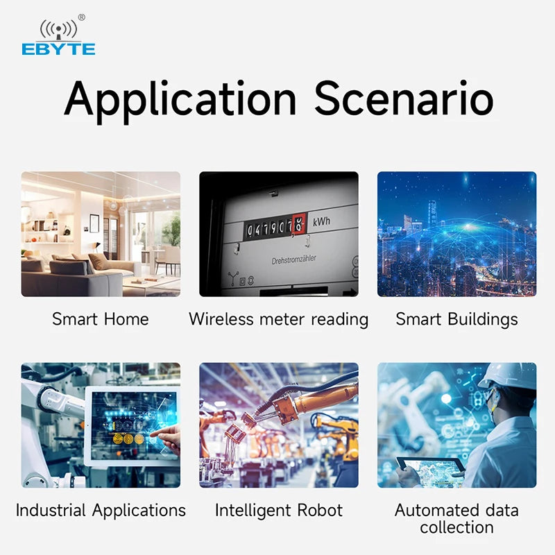 Ebyte E104-BT52 Series BLE to Serial Port Module 2.4GHz BLE5.3/5.0 DA14531 DA14535 Wireless Transparent Transmission BLE Module