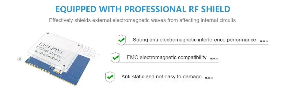 0.01$ Ebyte E104-BT01 TI CC2541 RF chip Low power BLE 4.2 UART/IO interface soc module PCB Antenna 2.4GHz Bluetooth wireless module