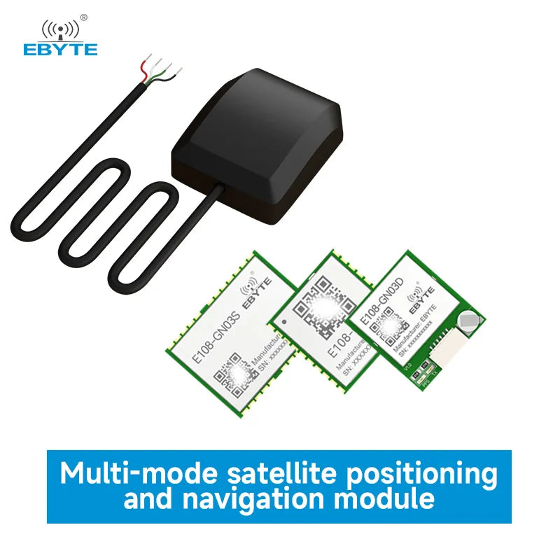 Ebyte E108-GN03 Series UART/GPIO BDS/GPS/GLONASS AT6558R GNSS Multi Mode Satellite Positioning and Navigation Module Test Suite