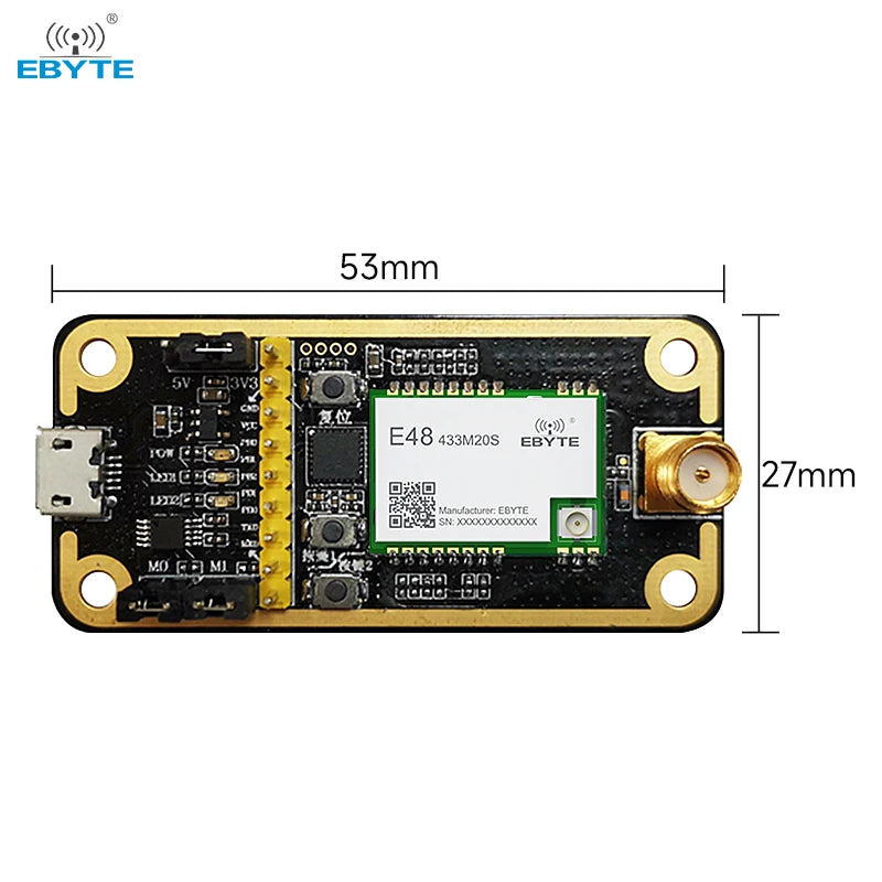 EBYTE OEM E48-433MBL-01 Wireless module Small size low power consumption 433MHz RF transceiver CMT2310A chip test kit