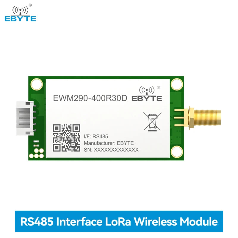 Ebyte EWM290-400R30D AT commands Spread Spectrum Technology 10km 30dBm RS485 Interface 433MHz lora Wireless Module