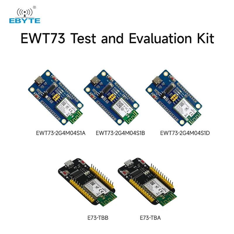 Ebyte EWT73 sries BLE Module Development Board USB 2.4GHz BLE4.2/5.0/5.1/5.4 NRF52810 High-performance Processor 2379-2496 MHz