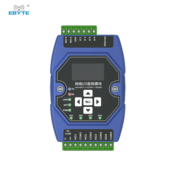 Ebyte OEM/ODM ME31-XAAX0440 4 way Analog input Modbus gateway support  network module ethernet io module lorawan device