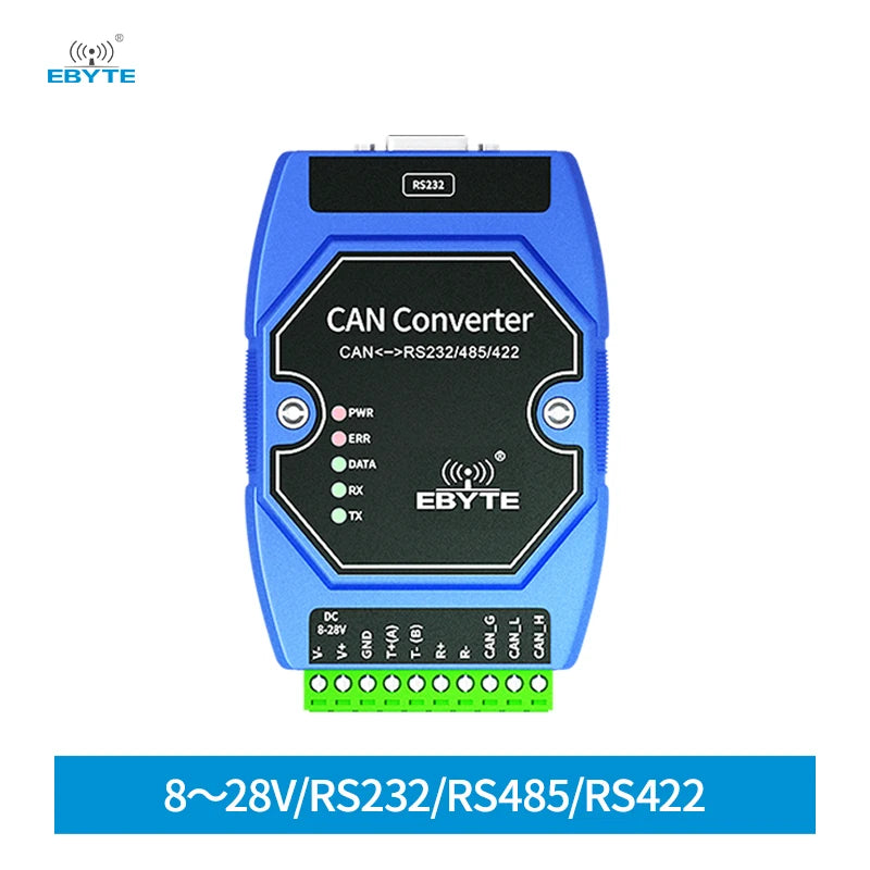 Ebyte ECAN-401S modbus protocol CAN2.0 to RS485/RS232/RS422 can bus protocol converter data converter