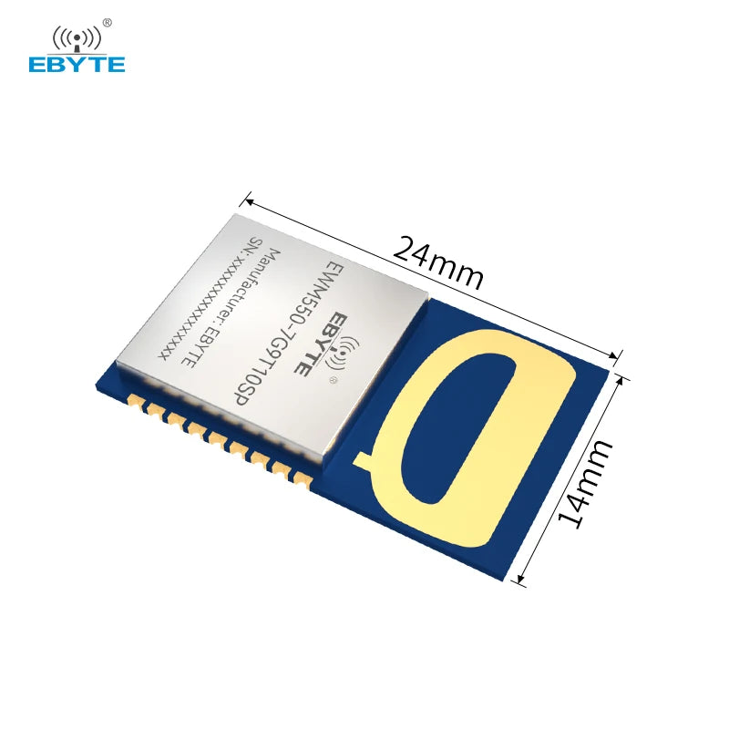 Ebyte EWM550-7G9T10SP UWB Wireless Ranging and Positioning Module and Test Suite 7.9GHz Ultra-Wideband CH5/CH9 Mk8000 Solution 130m UART 7737.2~8237.2MHz