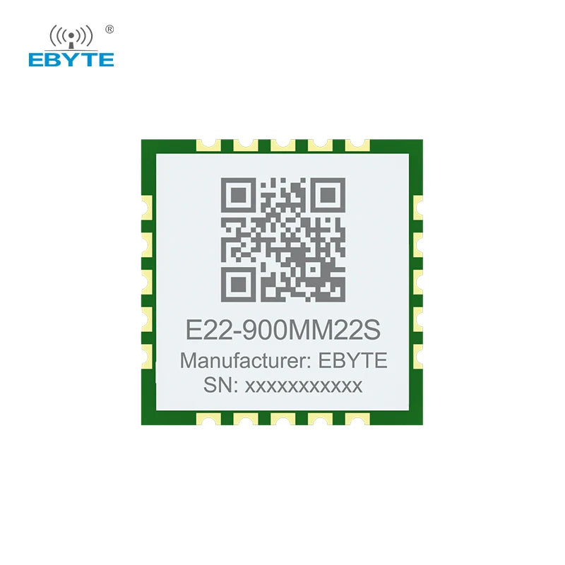 Ebyte E22-900MM22S SX1262 LoRa module 868/915MHz ultra small size Lora SMD module