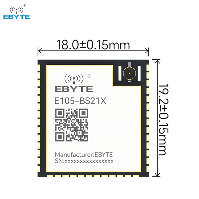 Ebyte E105-BS21X UART Wireless Transmission Nearlink SLE Module 2.4GHz SLE1.0 protocol BLE5.2 Bluetooth Star Flash module