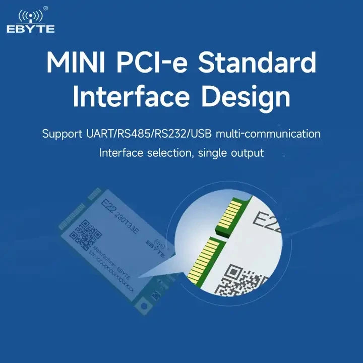 Ebyte E22-230T33E sx1262 33dBm12km UART/RS485/RS232/USB interface Fast long-distance transmission lora transparent module