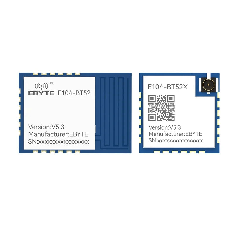 0.1$ Free Sample(Limit 2 pcs per person of all sample models)Ebyte E104-BT52 Series BLE to Serial Port Module 2.4GHz BLE5.3/5.0 DA14531 DA14535 Wireless Transparent Transmission BLE Module