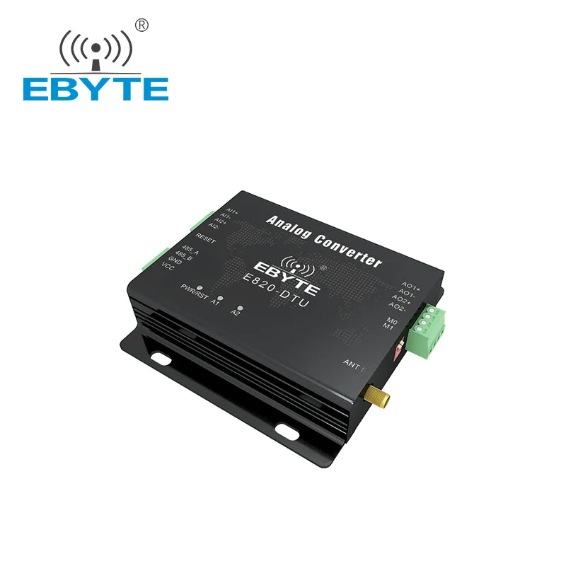 E820-DTU(2I2-433L)-V8 4-20 mA Wireless Transmitter to 433mhz Radio RTU Analog Data Acquisition Device