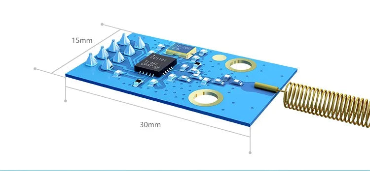 Ebyte E07-M1101D-TH TI CC1101 chip Low power consumption Industrial Grade smart Hotel 10dBm 433MHz SPI RF wireless module