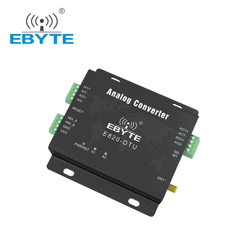 E820-DTU(2I2-433L)-V8 4-20 mA Wireless Transmitter to 433mhz Radio RTU Analog Data Acquisition Device