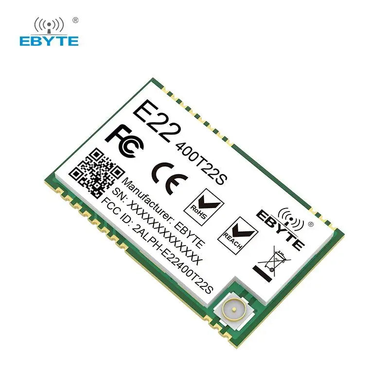 Ebyte E22-400T22S-V2 Semtech SX1268 UART 5Km Range 433Mhz 22dBm SMD 16*26mm CE RoHs FCC TCXO External and UFL Antenna LoRa Wireless