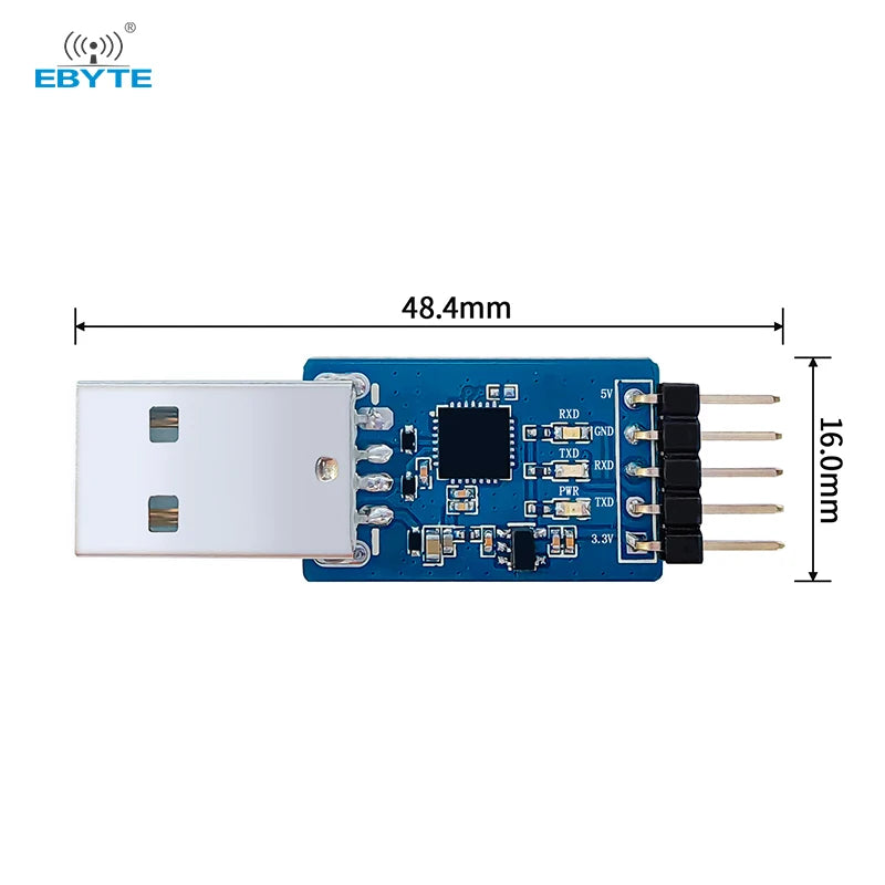 Ebyte E15-USB-T3 CCH340X Chip Multiple Baud Rates USB to UART Interface Conversion Module USB to TTL Adapter Board