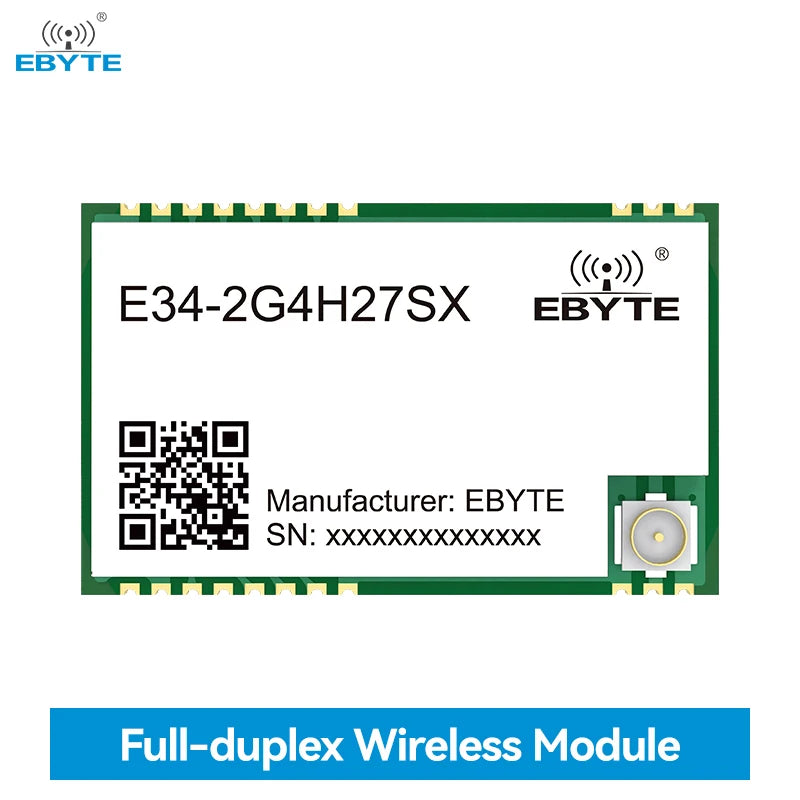 Ebyte E34-2G4H27SX 27dBm 5km Automatic frequency hopping 2.4GHz half-duplex high-speed transparent Serial wireless module