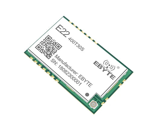 Ebyte E22-400T30S small size and cheap Semtech $X1262 UART 10Km Range 433Mhz 30dBm SID CE ROHS FCC LoRa IT RF Module