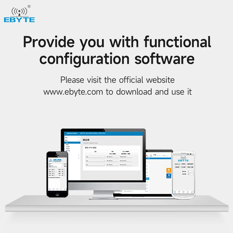 Ebyte E90-DTU(433L30)E-V8 Wireless gateway LoRa communication technology Ethernet protocol wireless data transmission gateway