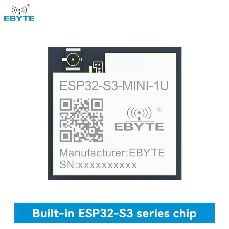 $0.00 Ebyte ESP32-S3-MINI-1U Preis Shopping espressif 200m Ble WiFi module Support protocol 802.11 b/g/n + BLE5 2.4GHz Dual-core Bluetooth esp32 wifi module