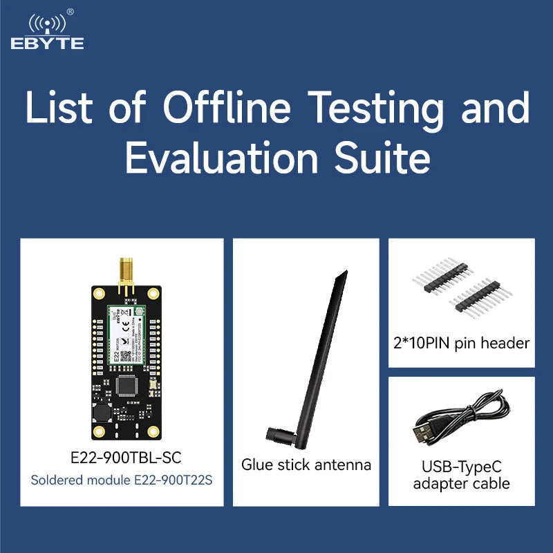 Ebyte E22-900TBL-SC Secondary Development RF transceiver OLED screen lora module development board Offline Test Evaluation Kit