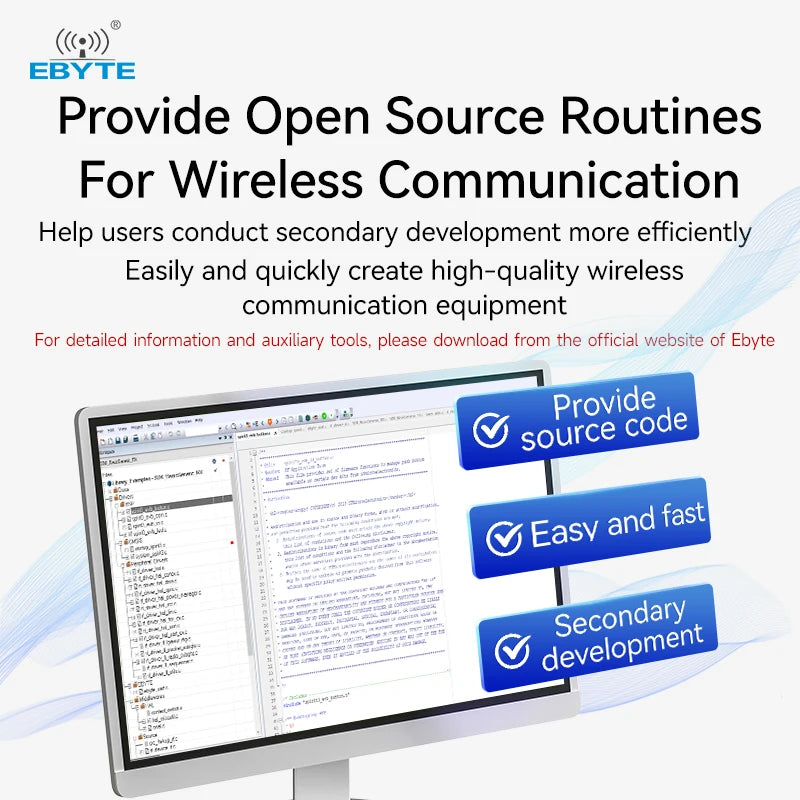 Ebyte E04 Series SOC Wireless Communication Module Hardware Module STM32WL33 RF Chip 10/20dBm 433/868/915MHz 2.4 GHz Test Suite