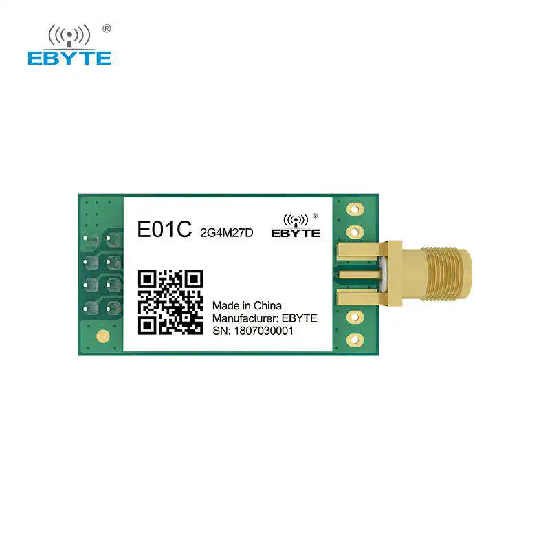 Ebyte E01C-2G4M27D 27dBm Receiver Wireless Serial Port Module SPI Si24R1 chip plug-in wireless module 2.4G Rf Module