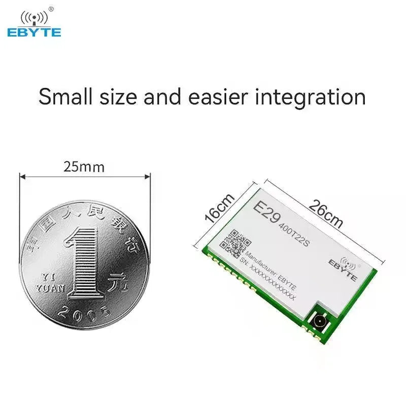 Ebyte E29-400T22S long range Wireless Serial Port Transmission uart module modules Spread Spectrum 433mhz receiver transmitter