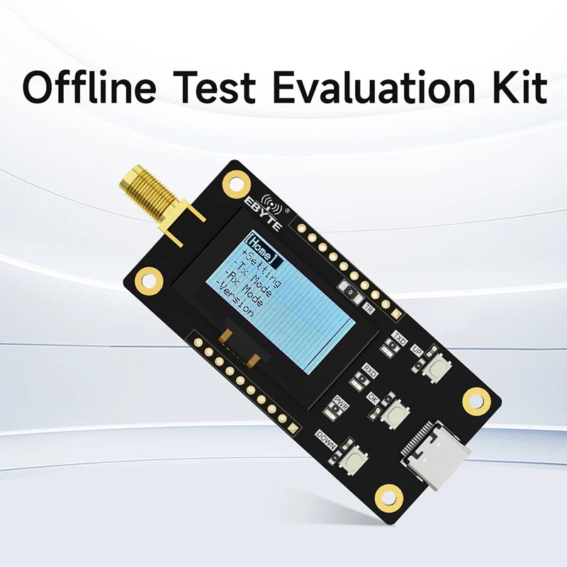 Ebyte E22-900MBL-SC Secondary Development 868/915Mhz OLED screen LORA Offline test evaluation kit RF transceiver