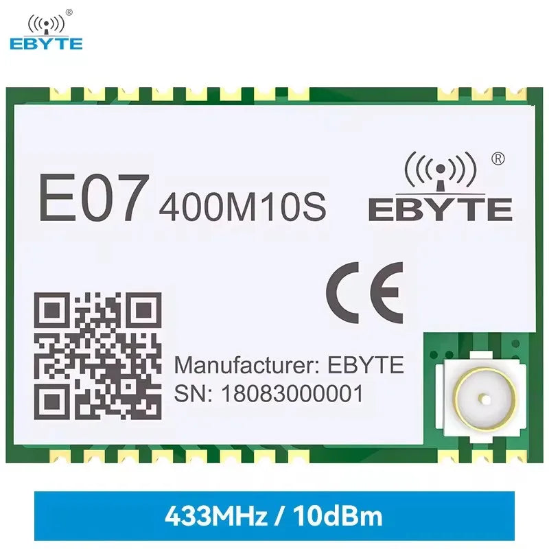 0.01$ Ebyte E07-400M10S TI CC1101 1.5km Wireless communication equipment 10dBm 433MHz Rf Transmitter And Receiver SMD wireless Module