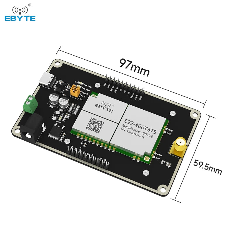 Ebyte E22-400TBH-02 SX1262 LoRa spread spectrum technology 230/433/470MHz frequency band test development board kit