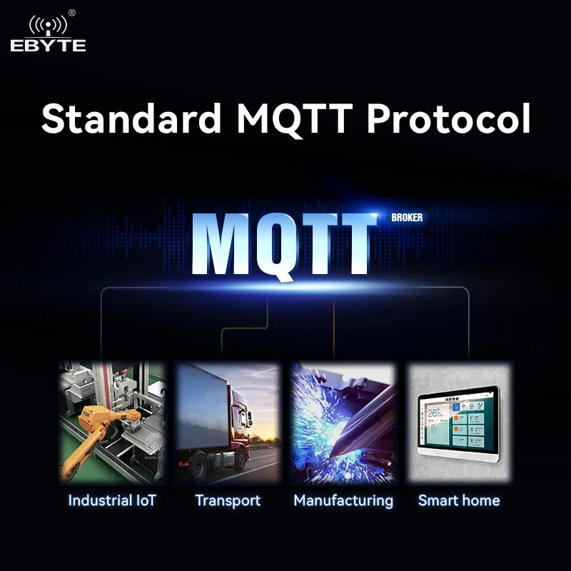 Ebyte EBT3001 Small size MQTT/HTTP/modbus gateway Serial to Ethernet  Serial chip for Serial device and PLC networking