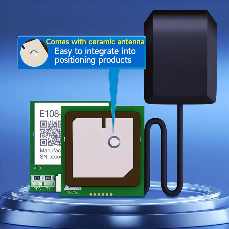 Ebyte E108-GN04 Series Support BDS/GPS/GLONASS/GALILEO GNSS Multi Mode Satellite Positioning and Navigation Module Test Suite