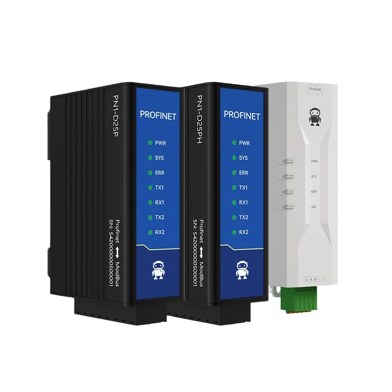 Ebyte PN1 Series RS485+RS422+RJ45 ProfiNet to ModBus Gateway RTU Single-port and Dual-port Profinet Gateway EU CE Certification Applicable to Siemens PLC
