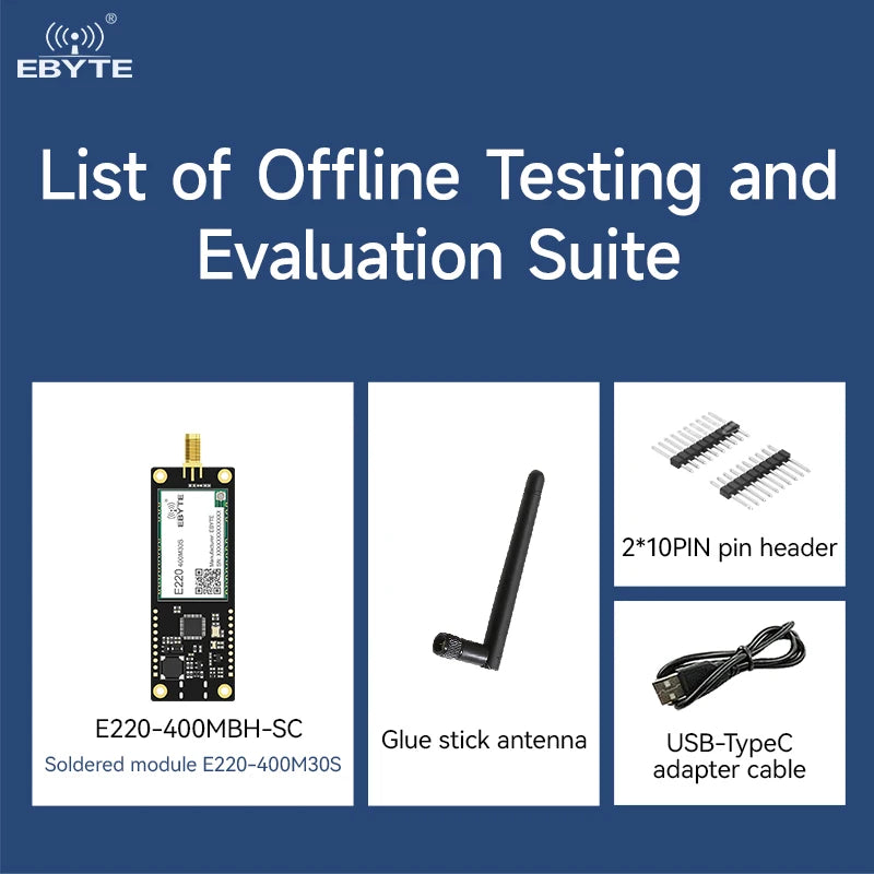 Ebyte E220-400MBH-SC Sub-1G LLCC68 chip E220-400M30S module Offline test evaluation kit Lora module development and test board