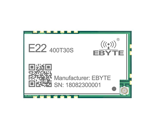 Ebyte E22-400T30S small size and cheap Semtech $X1262 UART 10Km Range 433Mhz 30dBm SID CE ROHS FCC LoRa IT RF Module