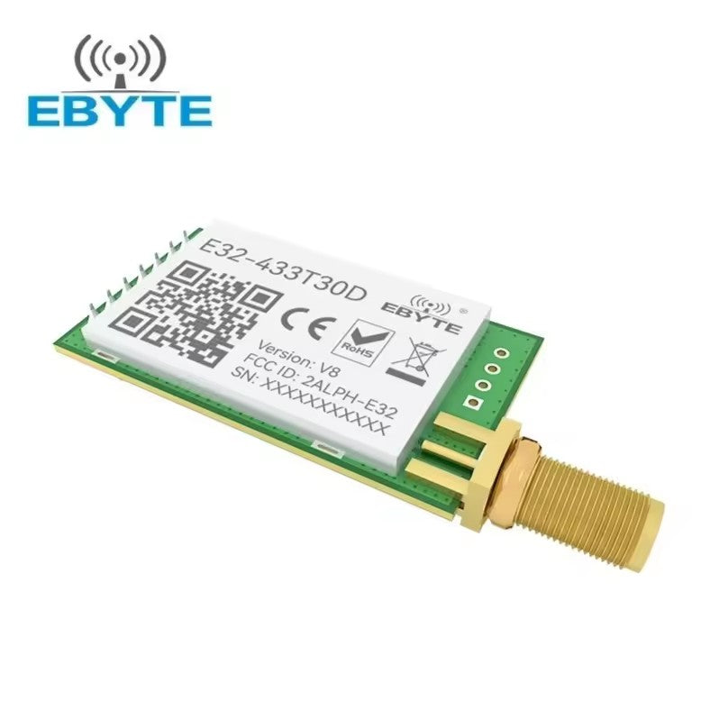 EBYTE E32-433T30D V8.X SX1278 LoRa 433 МГц UART IoT дальнего действия Беспроводной приемопередатчик Модуль приемника SMA Антенна