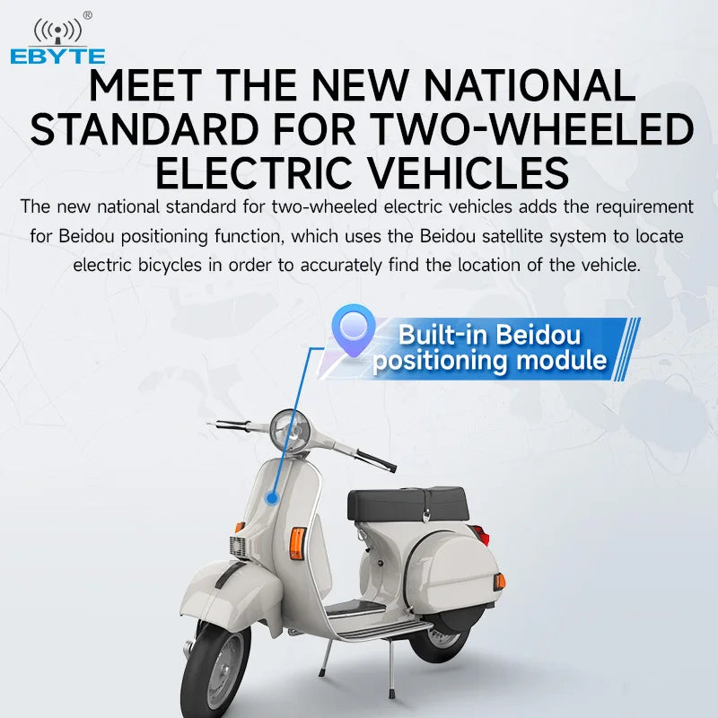 Ebyte E108-GN03BD SOC AT6668B Chip Single Beidou Satellite System Navigation Module BDS Single Beidou Positioning Module