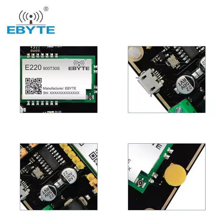 Ebyte E220-900TBH-01 Test Board Kit USB Development Board RF Module Fit for Wireless Module E220-900T30S