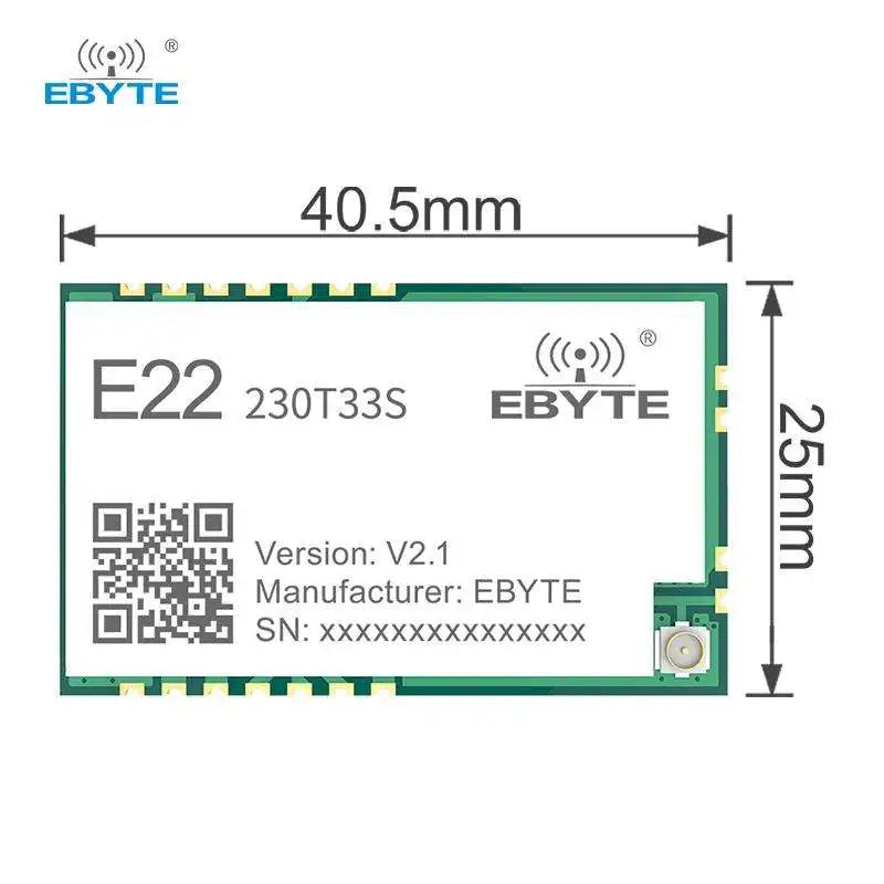 Ebyte E22-230T33S SX1262 230MHz High-power LoRa spreading Relay networking Wireless serial port module ttl UART