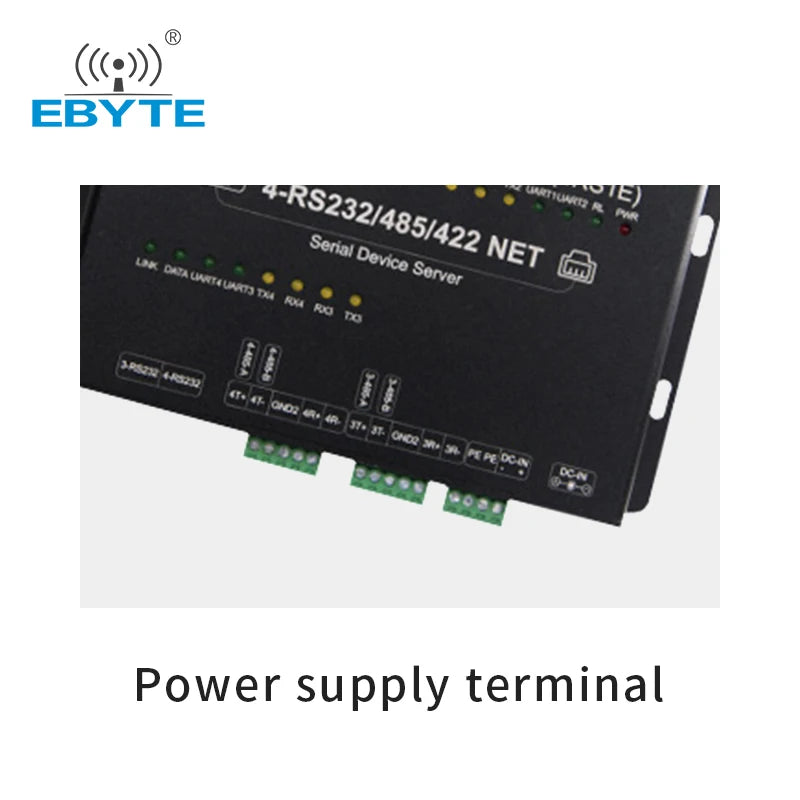 Ebyte E810-DTU(4RS1E) Modbus RTU Modbus TCP Ethernet Converter 4-Chanels RJ45 Ethernet To RS232 RS485 RS422 Serial Device Server