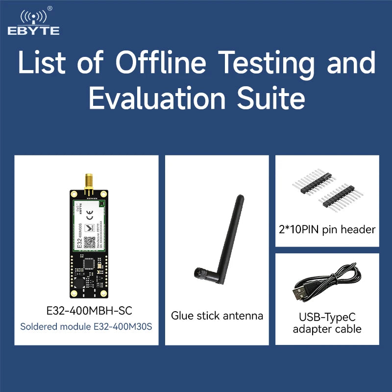 Ebyte E32-400MBH-SC Secondary Development lora spread spectrum module development board Offline Test Evaluation Kit