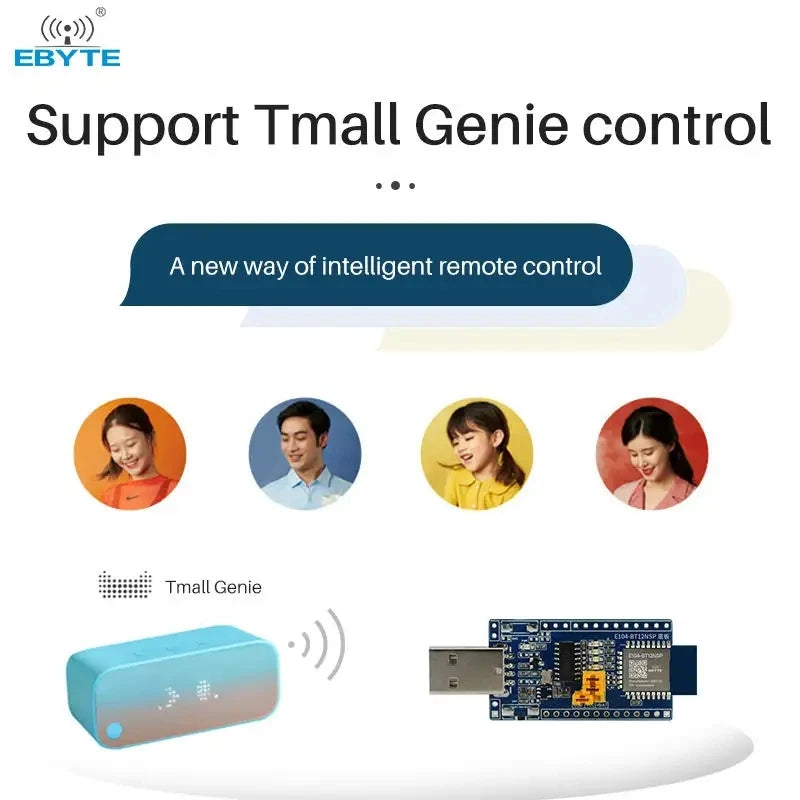 Ebyte E104-BT12NSP-TB USB Interface Remote Control SigMesh self-organizing ble mesh test board USB Interface