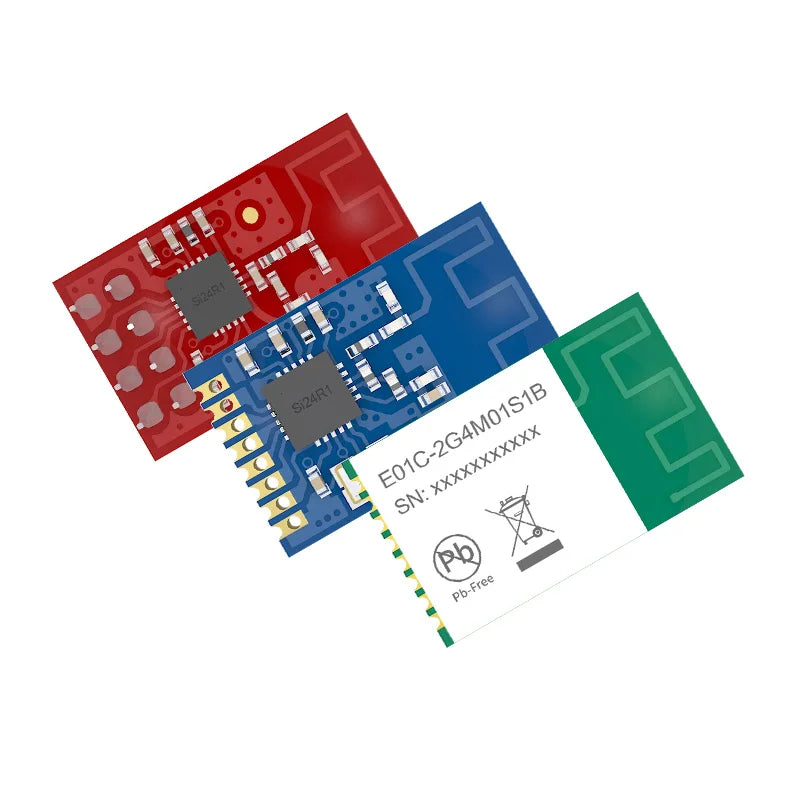 Ebyte E01C Series Si24R1 Chip SPI RF Module 7dBm 2.4G RF Wireless Module 300m Small Size with Built-in PCB Antenna 100mW