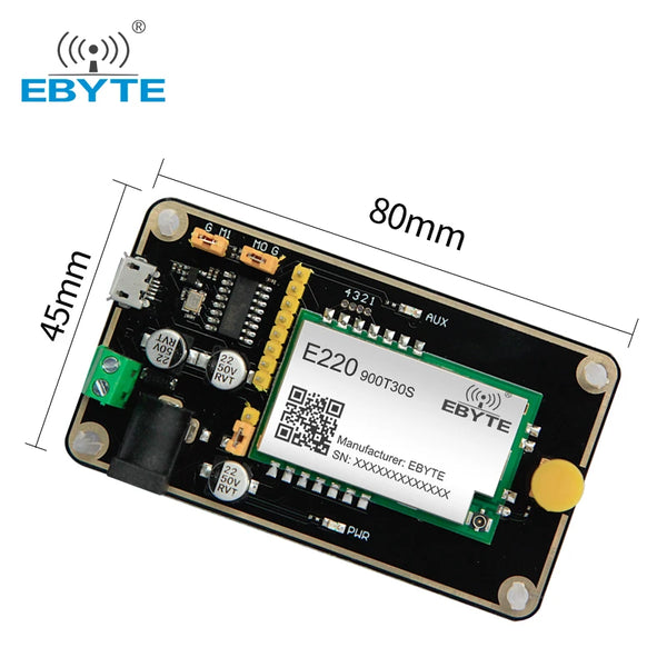 Ebyte 868MHz 915MHz wireless Rf module UART test board kit E22-900TBH-01 LoRa module sx1262 10km long range transceiver