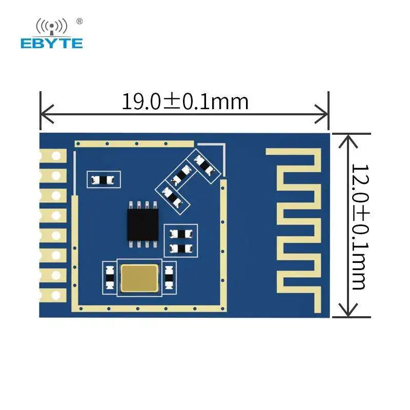 Ebyte E01C-2G4M11S small size  wireless module rf transmitter receiver module  2.4GHz wireless module