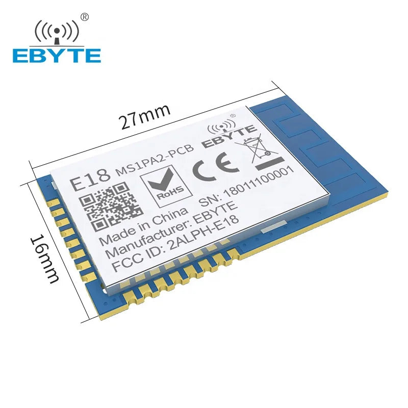 Ebyte E18-MS1PA2-PCB TI CC2530 PA LNA zigbee wireless module AD HOC net zigbee relay module for wireless remote control E18-MS1PA2-PCB